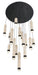 Eurofase Canada - LED Chandelier - Cambre - Matte Black- Union Lighting Luminaires Decor
