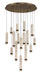 Eurofase Canada - LED Chandelier - Cambre - Antique Brass- Union Lighting Luminaires Decor