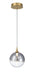 Eurofase Canada - LED Pendant - Iissa - Gold- Union Lighting Luminaires Decor