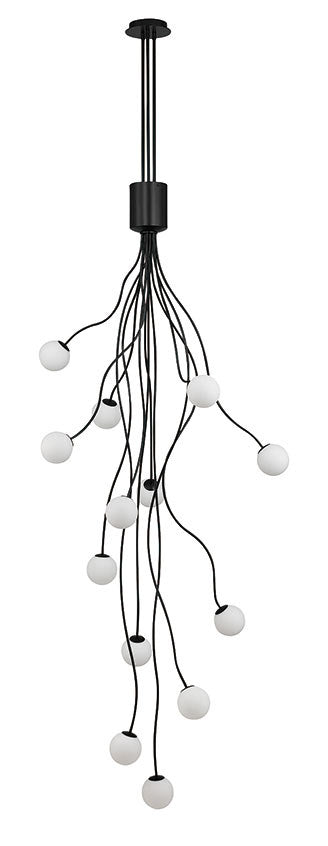 Eurofase Canada - LED Chandelier - Athena - Matte Black- Union Lighting Luminaires Decor