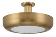 Eurofase Canada - LED Semi-Flush Mount - Macey - Antique Brass- Union Lighting Luminaires Decor