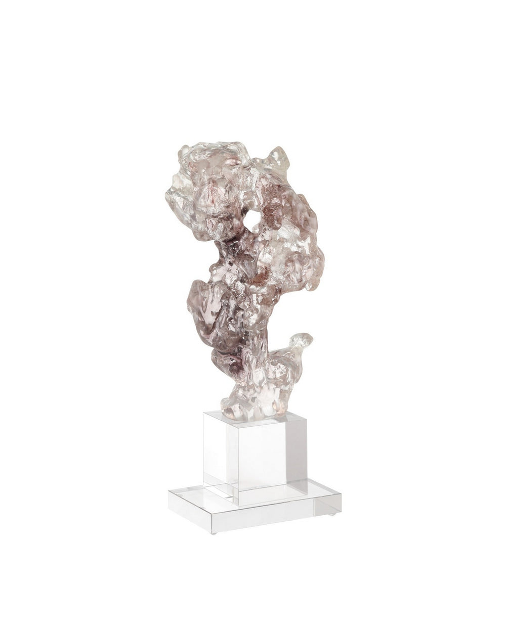 Currey and Company - Sculpture - Faux - Purple Pink/Clear- Union Lighting Luminaires Decor