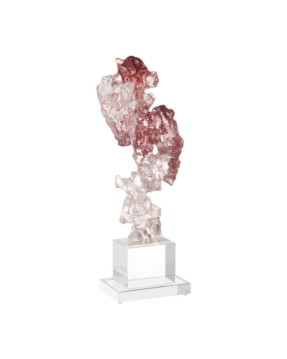 Currey and Company - Sculpture - Faux - Purple Pink/Clear- Union Lighting Luminaires Decor