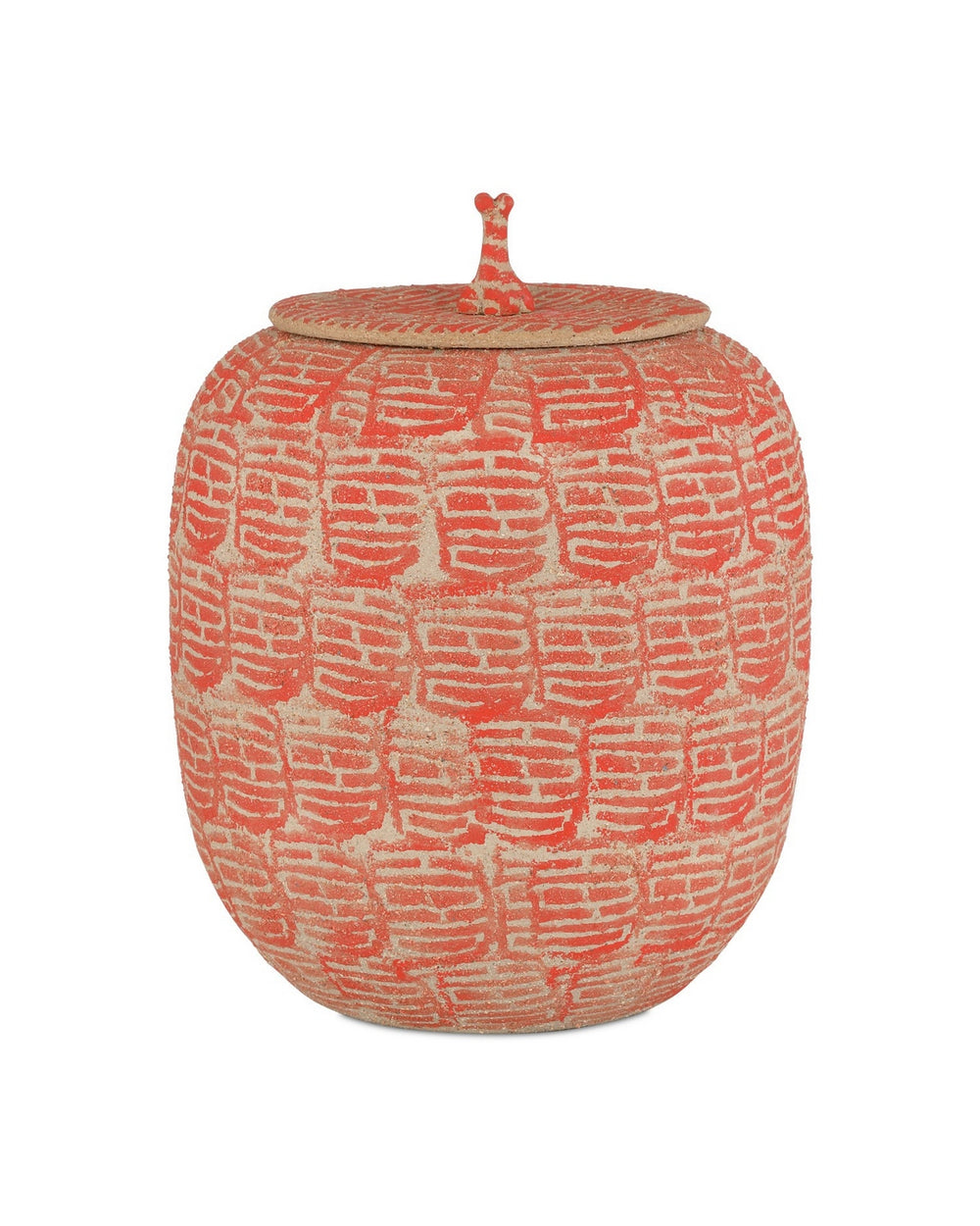 Currey and Company - Jar - Happiness - Red/Beige- Union Lighting Luminaires Decor