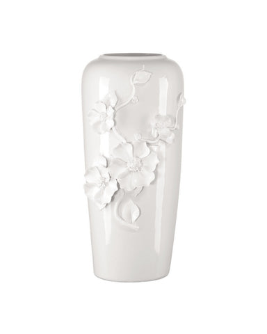 Currey and Company - Vase - Flower - White- Union Lighting Luminaires Decor