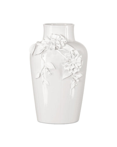 Currey and Company - Vase - Flower - White- Union Lighting Luminaires Decor