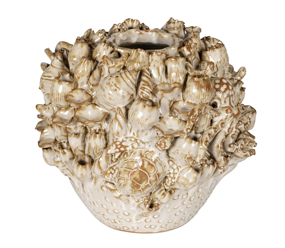 Currey and Company - Vase - Tidala - Milky White- Union Lighting Luminaires Decor