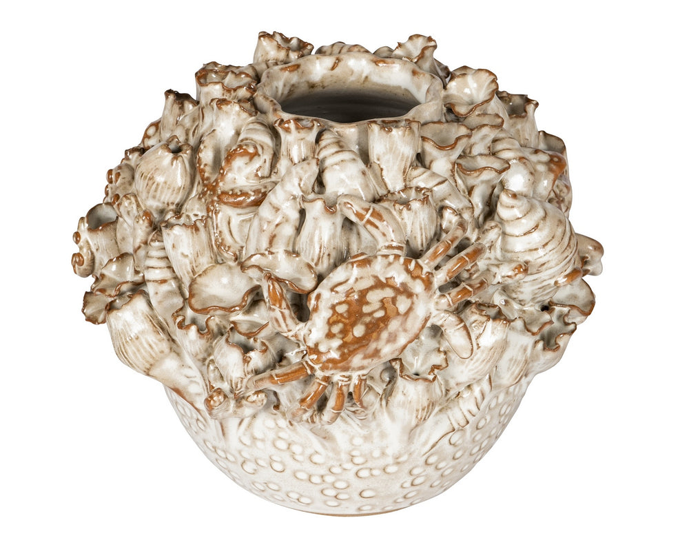 Currey and Company - Vase - Tidala - Milky White- Union Lighting Luminaires Decor