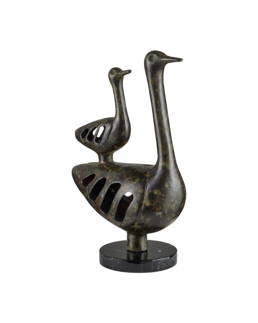 Currey and Company - Sculpture - Duck Family - Bronze- Union Lighting Luminaires Decor