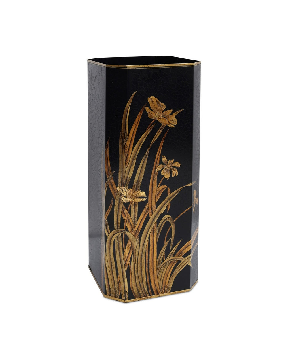 Currey and Company - Umbrella Stand - Glasshouse - Black/Gold- Union Lighting Luminaires Decor