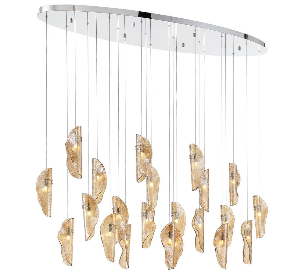 Lib & Co. Canada - LED Chandelier - Sorrento - Chrome- Union Lighting Luminaires Decor