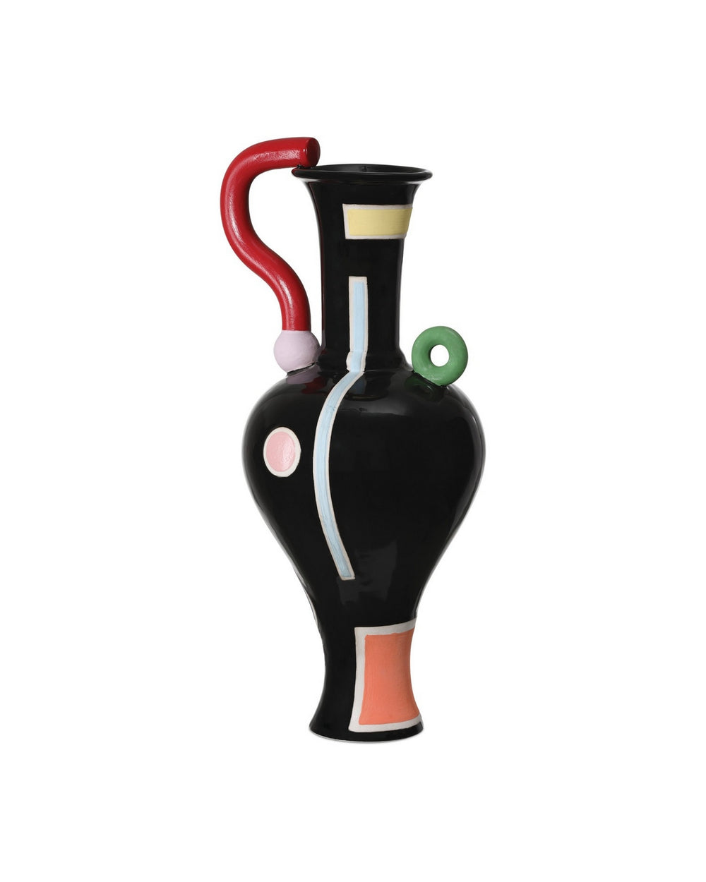 Currey and Company - Vase - Fauvist - Black/Green/Red/Yellow/Orange- Union Lighting Luminaires Decor