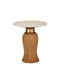 Currey and Company - Accent Table - Tassel - Morel Brown/Natural/Brushed Brass- Union Lighting Luminaires Decor