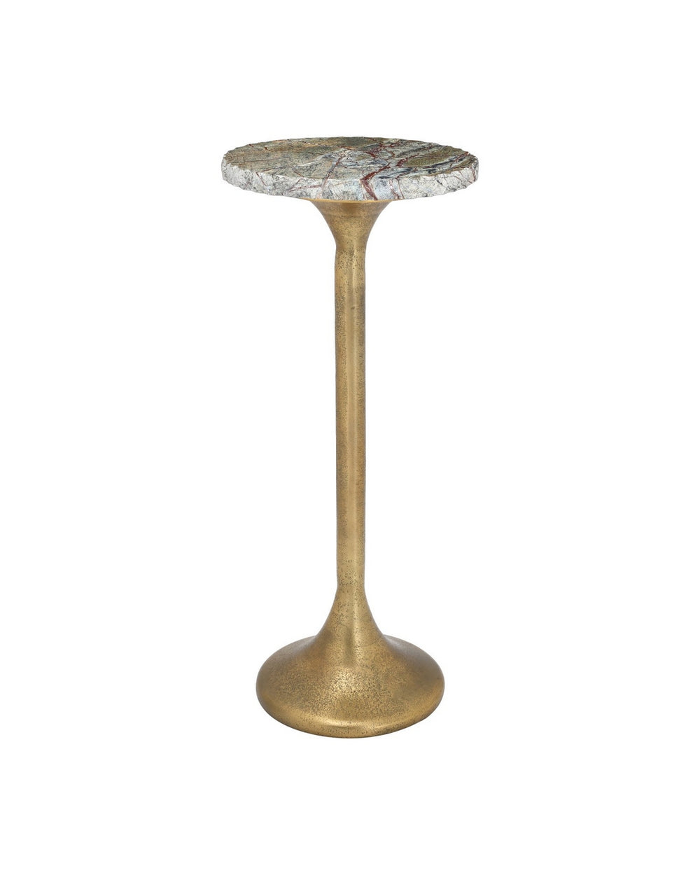 Currey and Company - Drinks Table - Wilderness - Antique Brass/Natural- Union Lighting Luminaires Decor