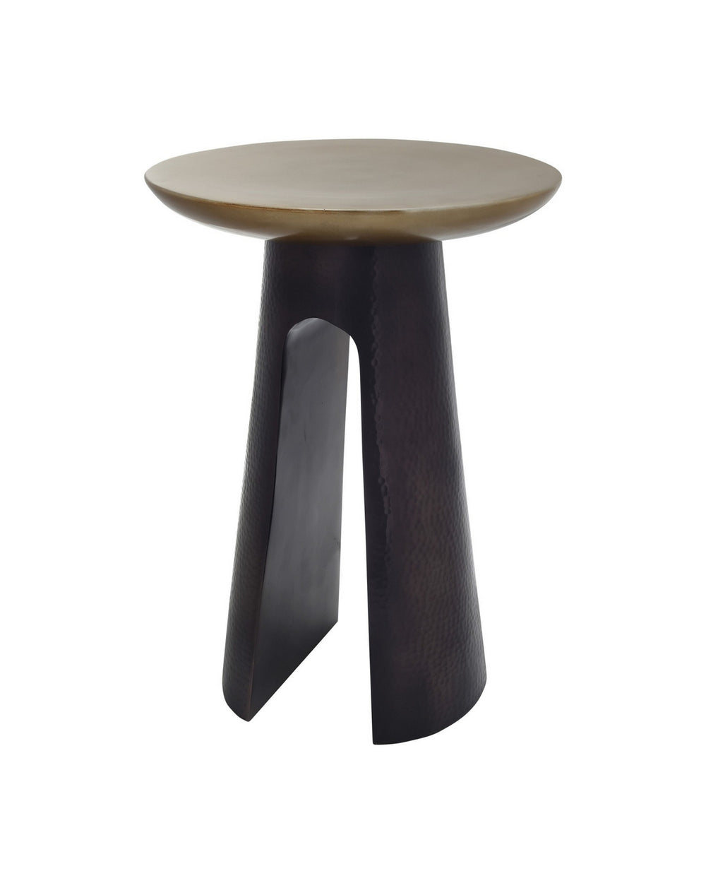 Currey and Company - Accent Table - Pince - Black Nickel/Antique Brass- Union Lighting Luminaires Decor
