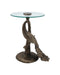 Currey and Company - Accent Table - Paonne - Antique Gold/Clear- Union Lighting Luminaires Decor