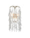 Currey and Company - Three Light Wall Sconce - Glen Arbor - White/Contemporary Silver Leaf/Contemporary Silver- Union Lighting Luminaires Decor