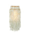 Currey and Company - One Light Wall Sconce - Verre de Mer - Seaglass/Contemporary Gold​- Union Lighting Luminaires Decor