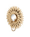 Currey and Company - One Light Wall Sconce - Plumage - Antique Brass/Mirror- Union Lighting Luminaires Decor