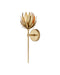 Currey and Company - One Light Wall Sconce - Protea - Brass- Union Lighting Luminaires Decor