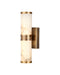 Currey and Company - LED Wall Sconce - Brenham - Natural/Vintage Brass- Union Lighting Luminaires Decor