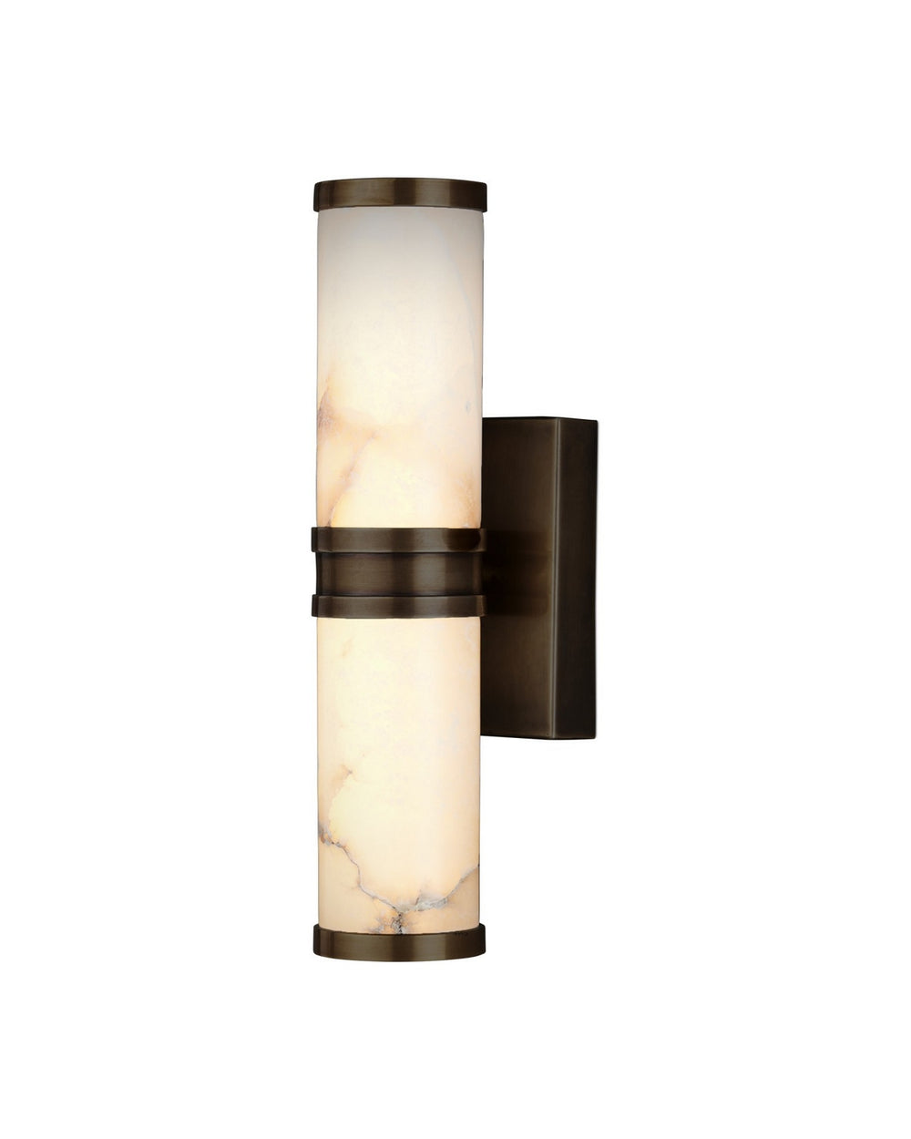 Currey and Company - LED Wall Sconce - Brenham - Natural/Oil Rubbed Bronze- Union Lighting Luminaires Decor