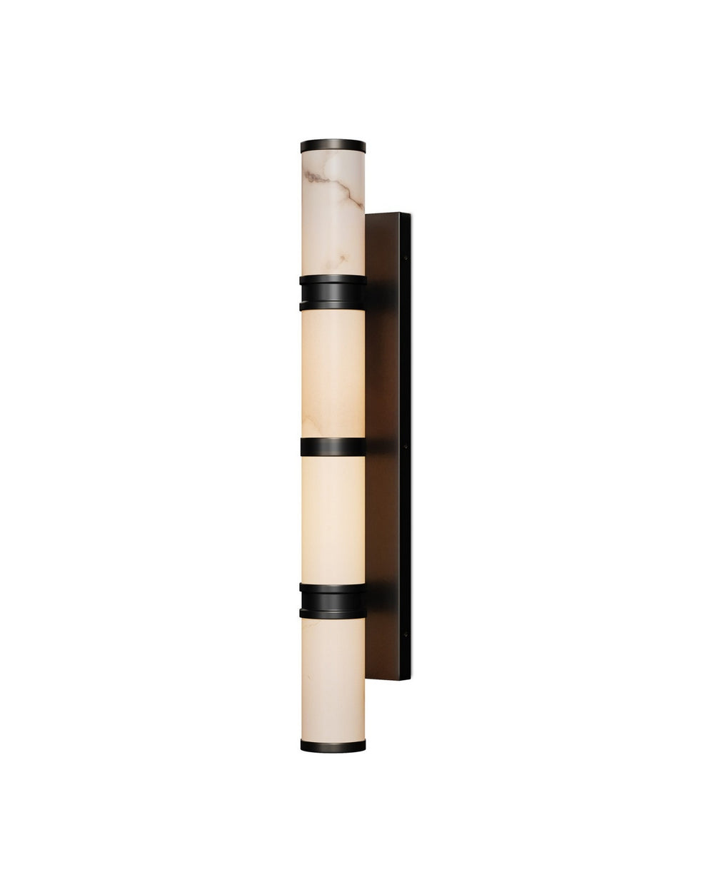 Currey and Company - LED Wall Sconce - Brenham - Natural/Oil Rubbed Bronze- Union Lighting Luminaires Decor