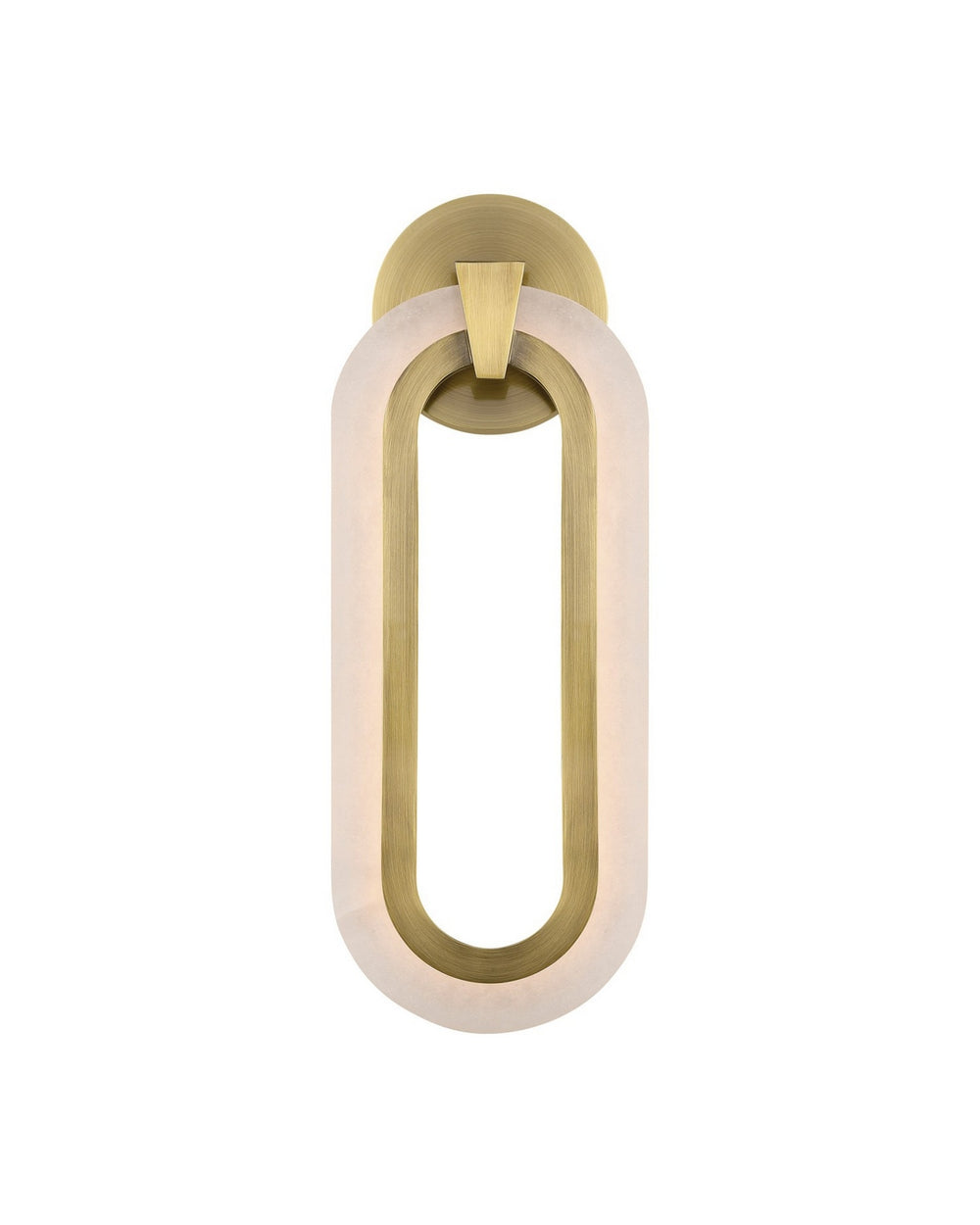 Currey and Company - LED Wall Sconce - Aurora - Natural/Polished Antique Brass- Union Lighting Luminaires Decor