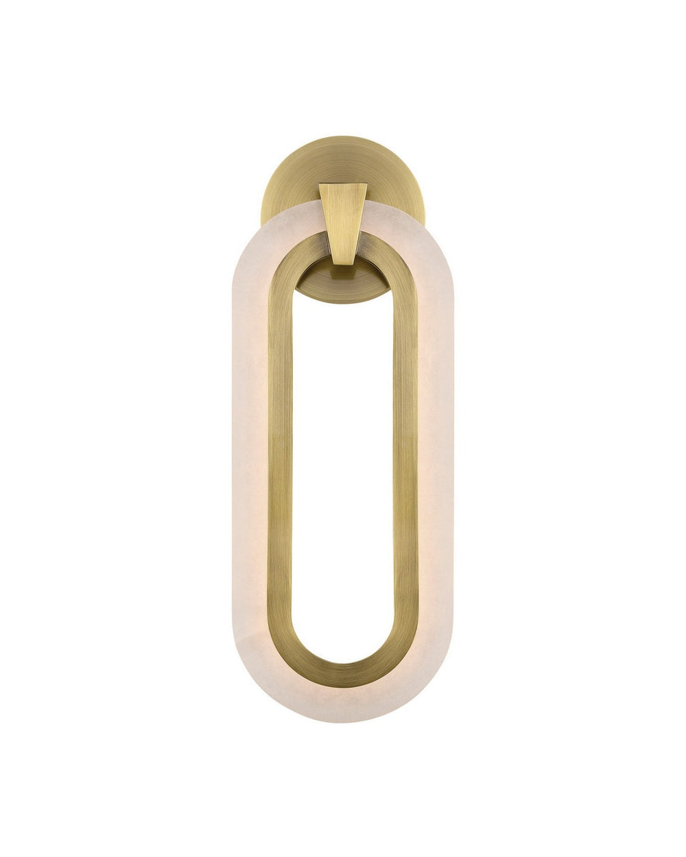 Currey and Company - LED Wall Sconce - Aurora - Natural/Polished Antique Brass- Union Lighting Luminaires Decor