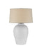 Currey and Company - One Light Table Lamp - Dashwell - White- Union Lighting Luminaires Decor
