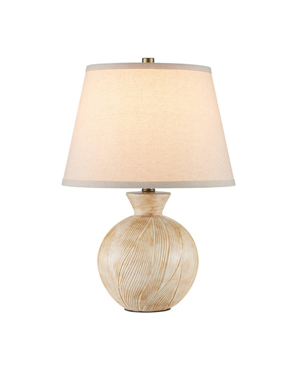 Currey and Company - One Light Table Lamp - Brushmark - Beige- Union Lighting Luminaires Decor