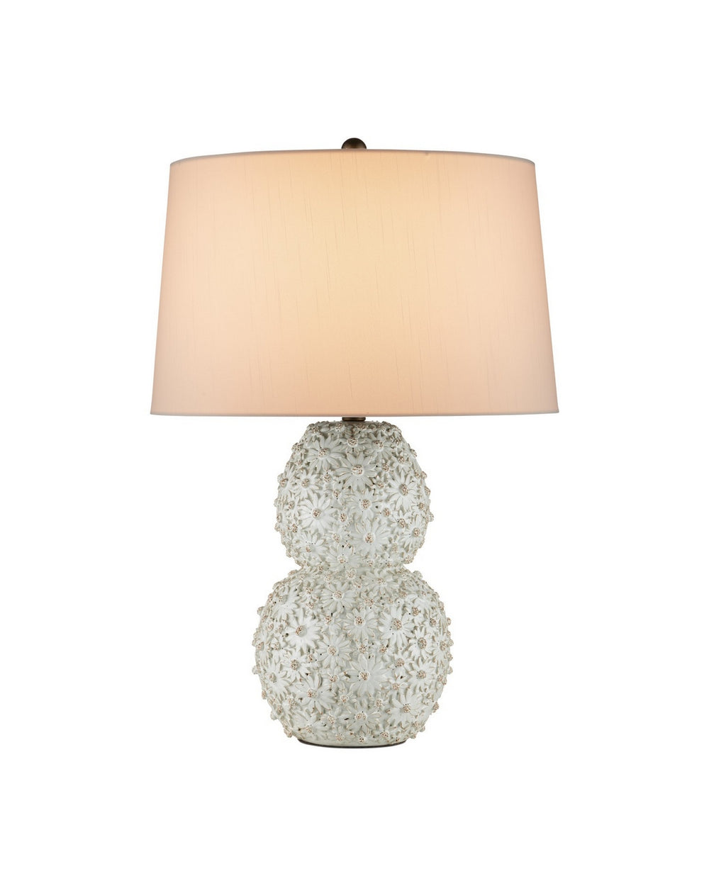 Currey and Company - One Light Table Lamp - Jessamine - White- Union Lighting Luminaires Decor
