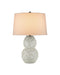 Currey and Company - One Light Table Lamp - Jessamine - White- Union Lighting Luminaires Decor