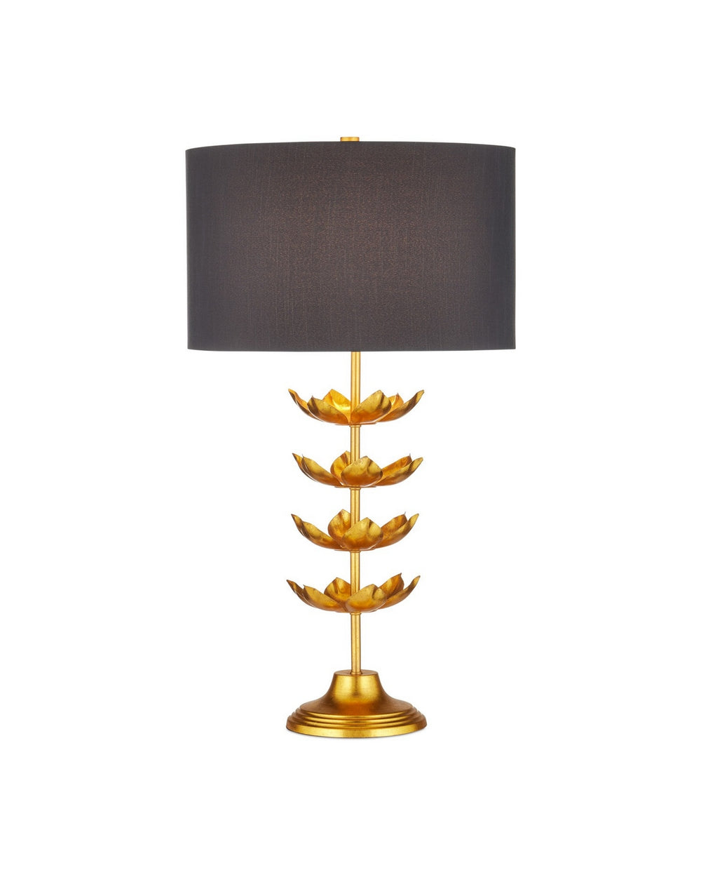 Currey and Company - One Light Table Lamp - Awakening - Gold Leaf- Union Lighting Luminaires Decor