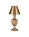 Currey and Company - One Light Table Lamp - Waddill - Antique Brass- Union Lighting Luminaires Decor