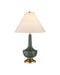 Currey and Company - One Light Table Lamp - Djinn - Verdigris/Antique Brass- Union Lighting Luminaires Decor