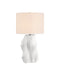 Currey and Company - One Light Table Lamp - Watershed - White- Union Lighting Luminaires Decor