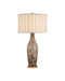 Currey and Company - One Light Table Lamp - Brielle - Pale Pink/Green/Brown/Gold Leaf- Union Lighting Luminaires Decor