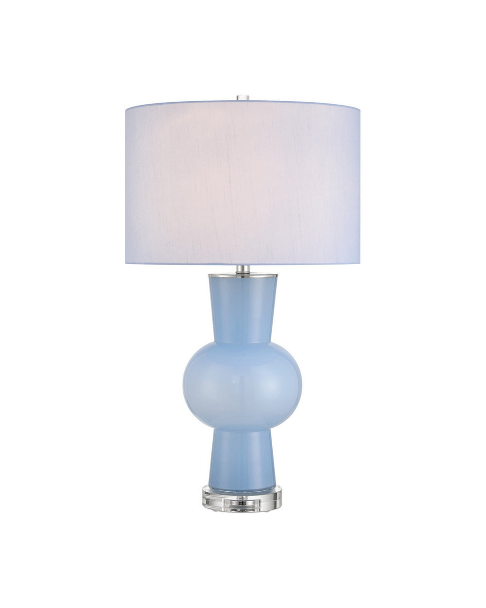 Currey and Company - One Light Table Lamp - Duende - Blue/Clear- Union Lighting Luminaires Decor