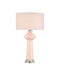 Currey and Company - One Light Table Lamp - Henrietta - Pink/Clear- Union Lighting Luminaires Decor
