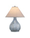 Currey and Company - One Light Table Lamp - Malin - Gray/Blue- Union Lighting Luminaires Decor