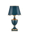 Currey and Company - LED Table Lamp - Travelogue - Navy/Gold- Union Lighting Luminaires Decor
