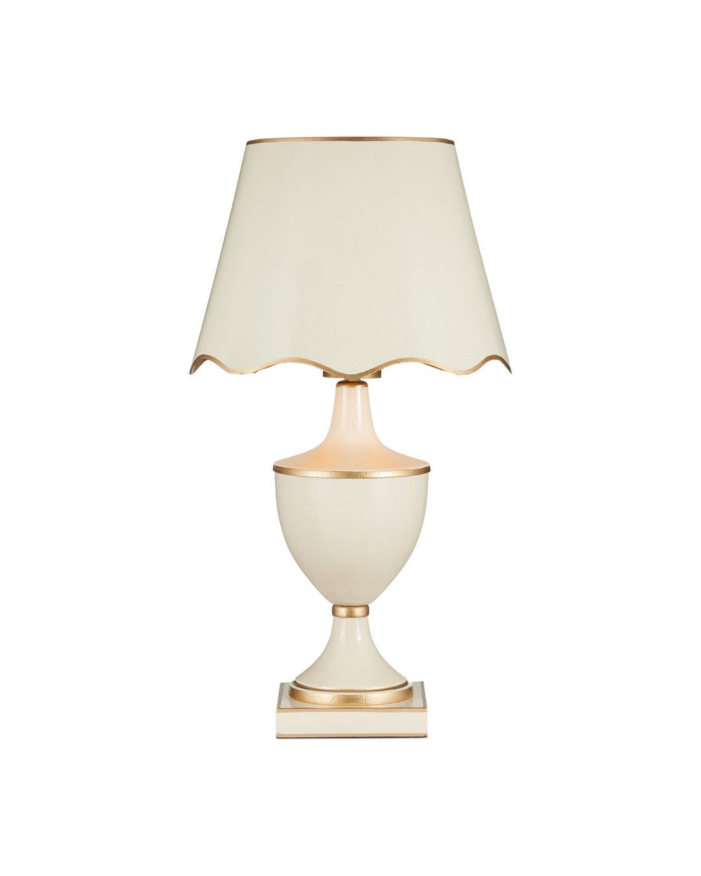 Currey and Company - LED Table Lamp - Travelogue - Ivory/Gold- Union Lighting Luminaires Decor
