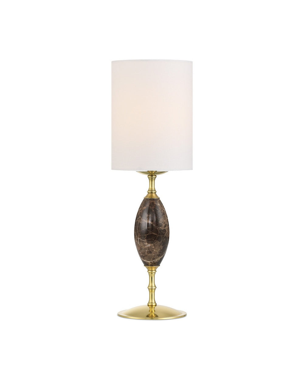 Currey and Company - LED Table Lamp - Marche - Brown/Brass- Union Lighting Luminaires Decor