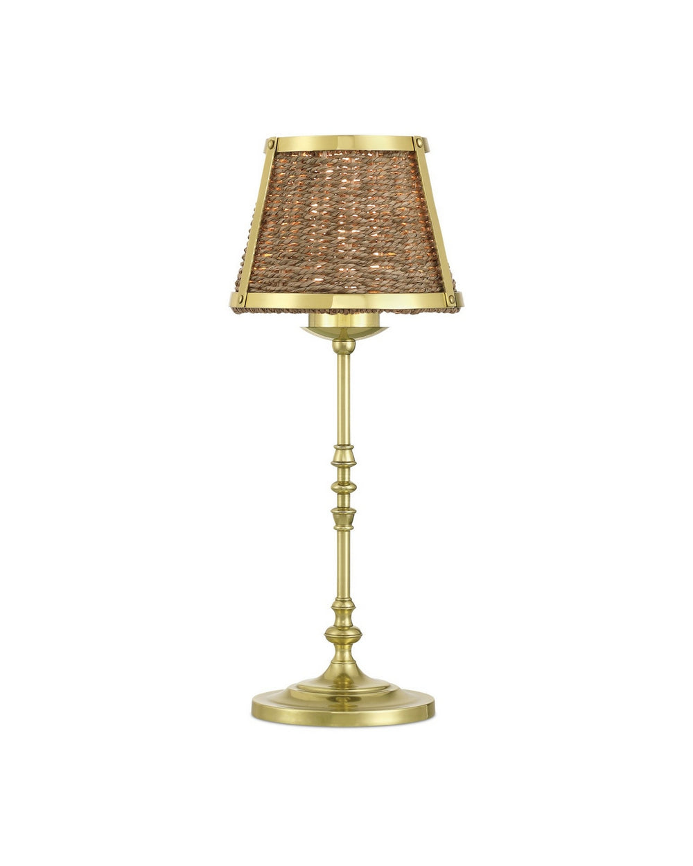 Currey and Company - LED Table Lamp - Deauville - Natural/Polished Brass- Union Lighting Luminaires Decor