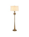 Currey and Company - One Light Floor Lamp - Boullee - Antique Brass- Union Lighting Luminaires Decor