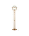 Currey and Company - One Light Floor Lamp - Metropolis - Metallic Champagne/Frosted- Union Lighting Luminaires Decor