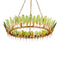 Currey and Company - 11 Light Chandelier - Selavy - Green/Contemporary Gold Leaf/Contemporary Gold- Union Lighting Luminaires Decor