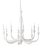 Currey and Company - Eight Light Chandelier - Ludwig - Gesso White- Union Lighting Luminaires Decor