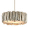 Currey and Company - Three Light Semi-Flush Mount - Driftwood - Whitewash/White- Union Lighting Luminaires Decor